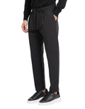Black Drawstring Trousers 1