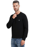 Black Logo Crew Neck Sweater 1
