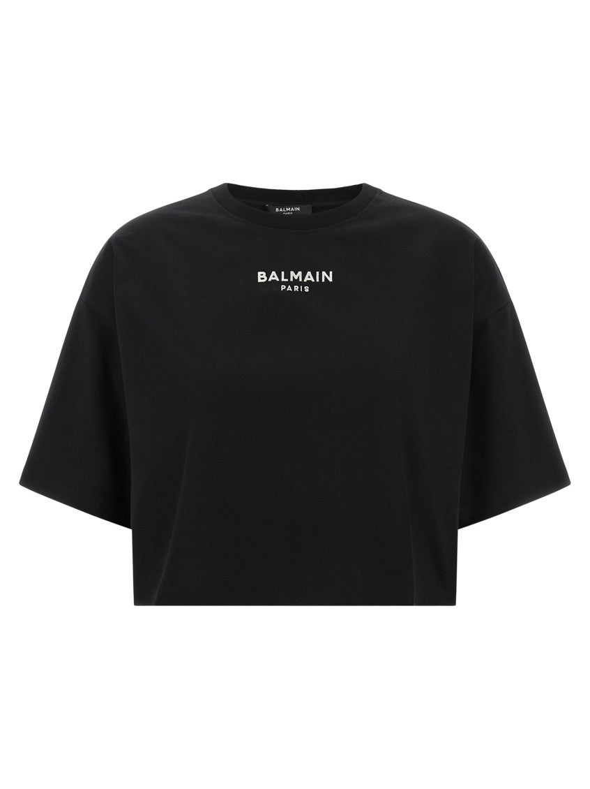 Black Logo Crew Neck T-Shirt 1