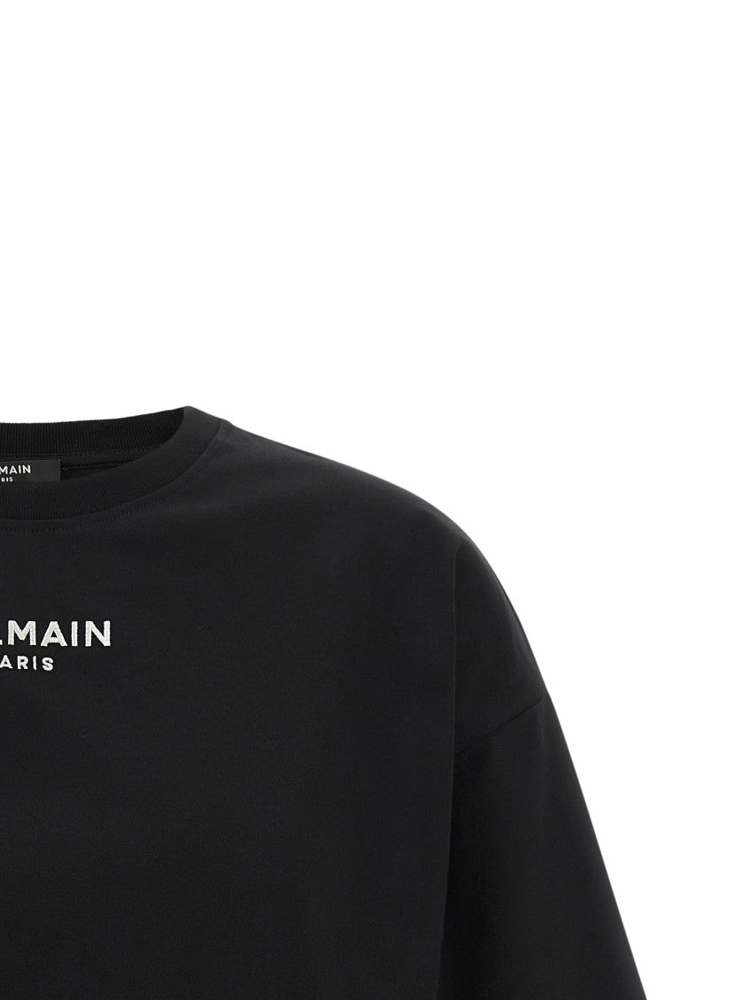 Black Logo Crew Neck T-Shirt 3