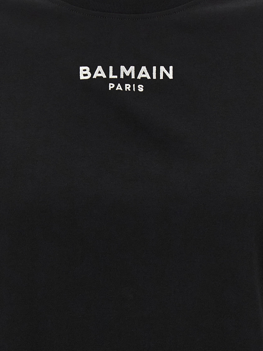 Black Logo Crew Neck T-Shirt 4