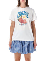 White Graphic Crew Neck T-Shirt 1
