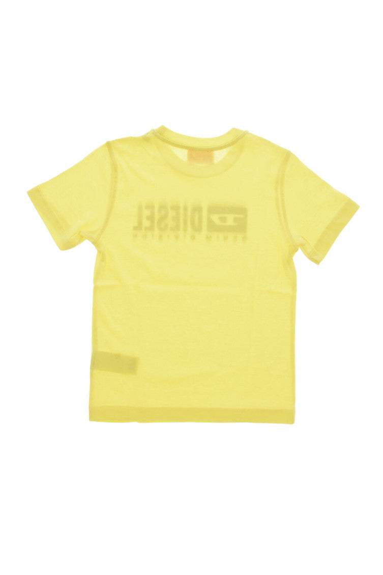 Boys Yellow Logo T-Shirt 2