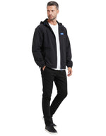 Black Logo Hood Jacket 1