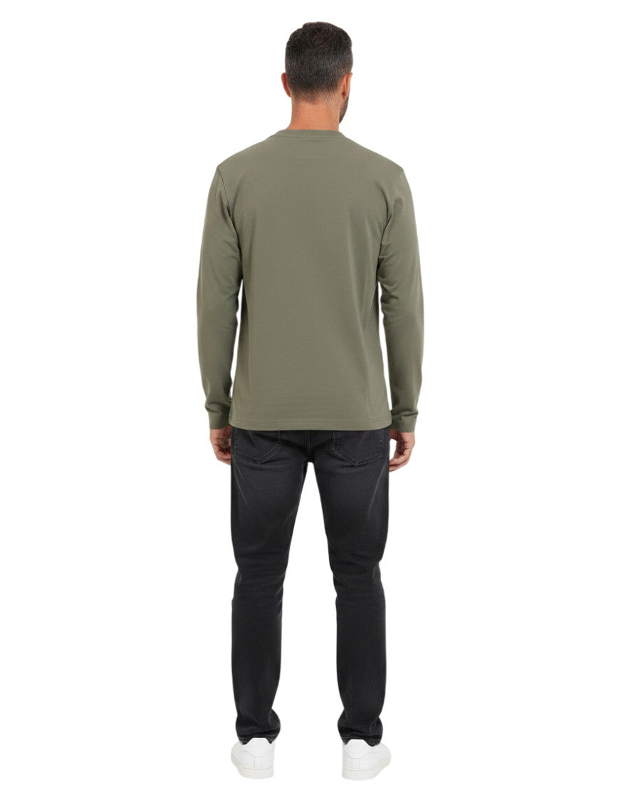 Green Logo Full Sleeves T-Shirt 2