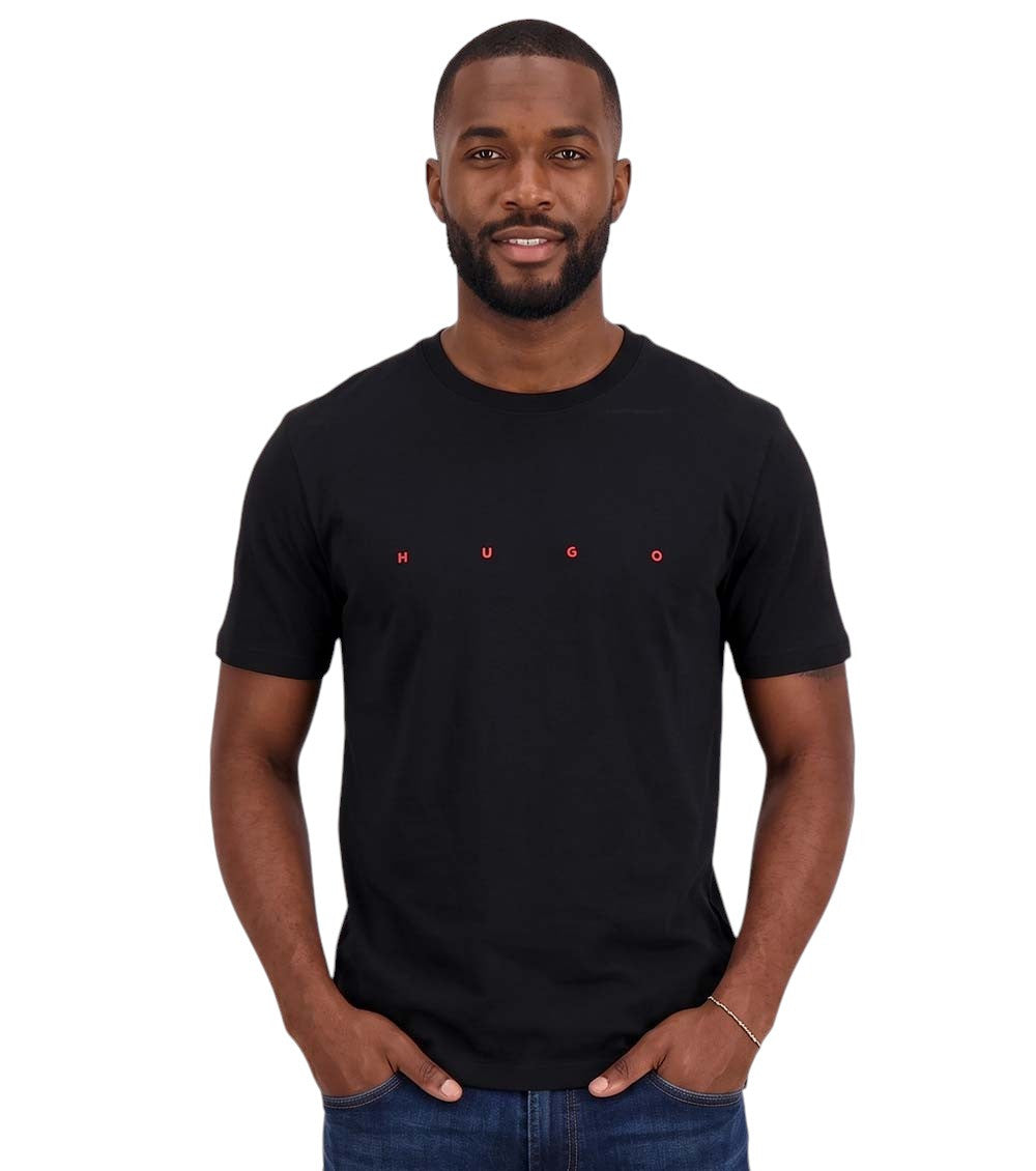 Black Logo Crew Neck T-Shirt 1