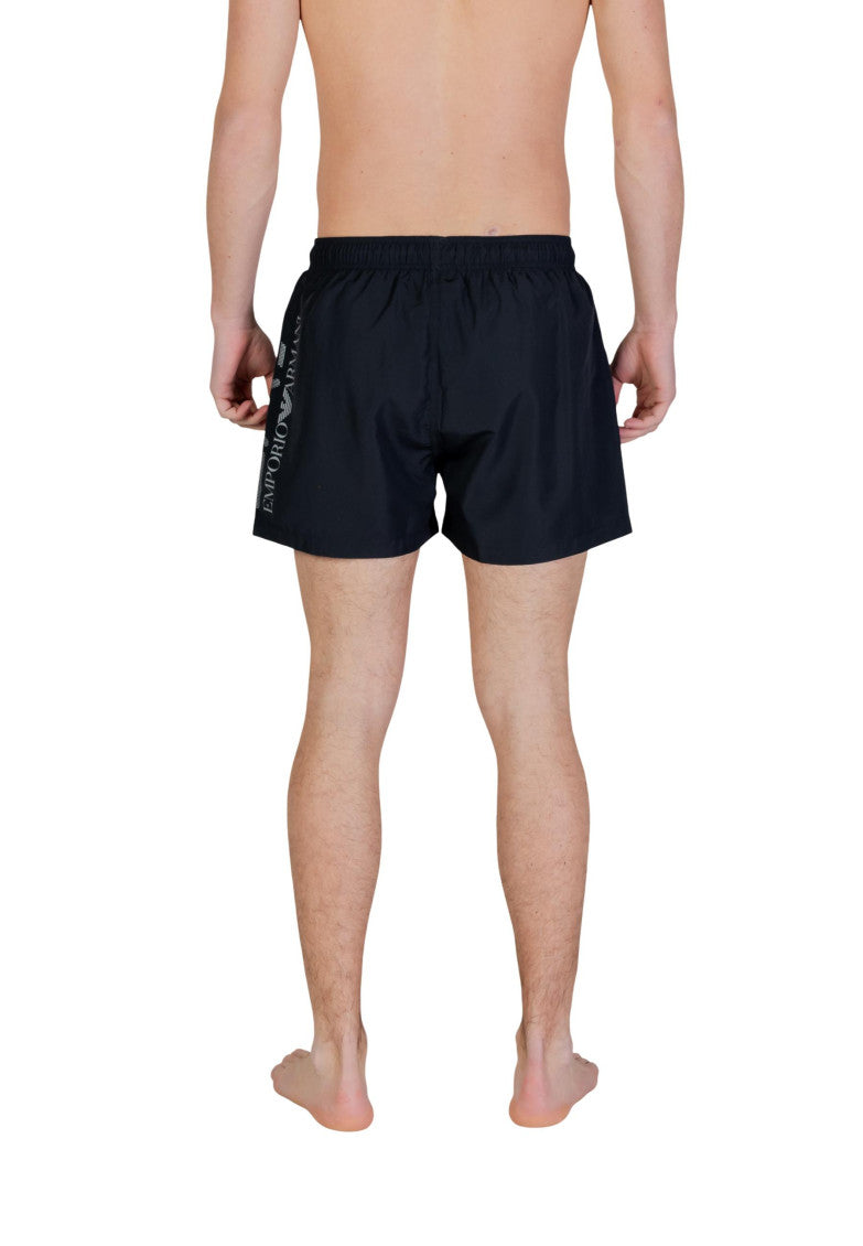 Black Logo Swim Shorts 3