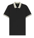 Black Slim Shirt Collar Polo 1