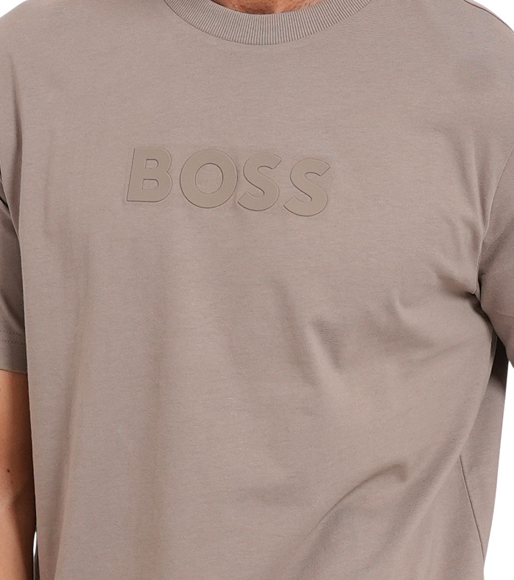 Grey Logo Crew Neck T-Shirt 3