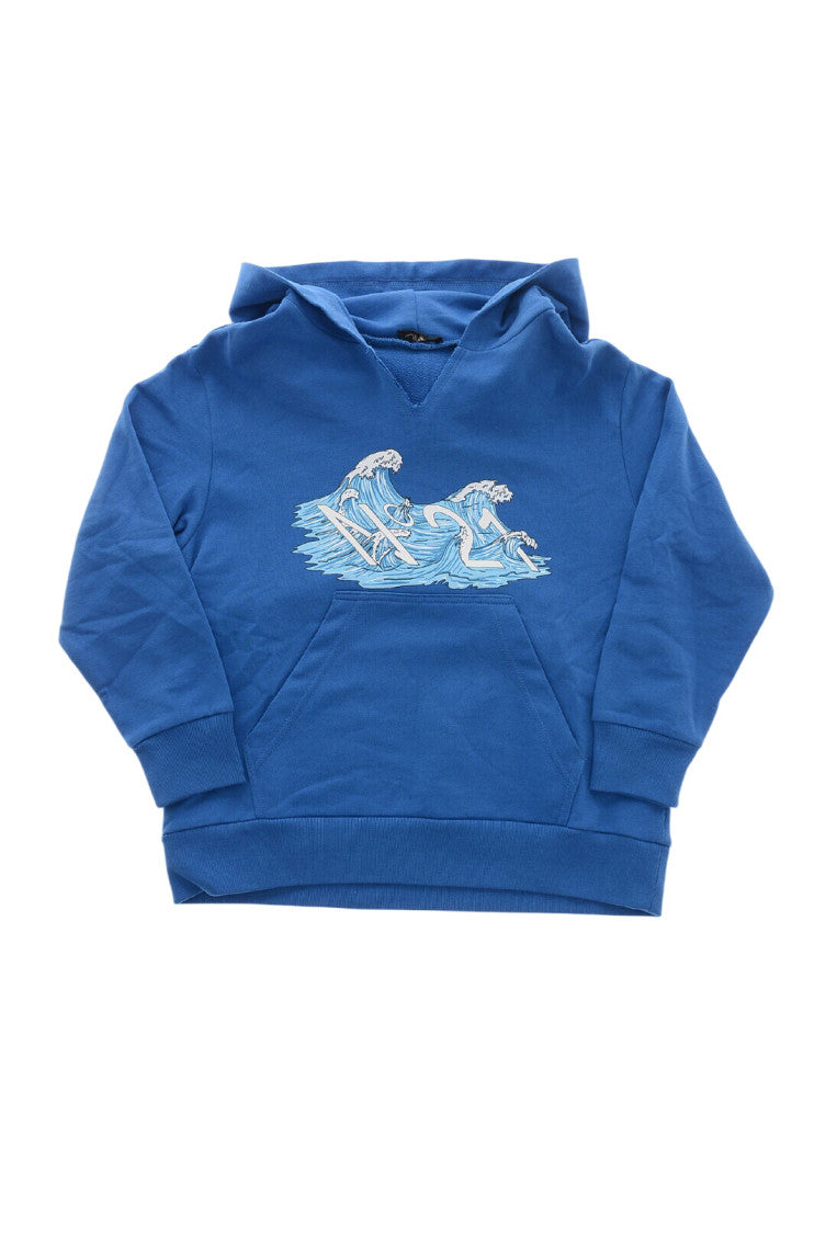 Boys Blue Graphic Hoodie 1