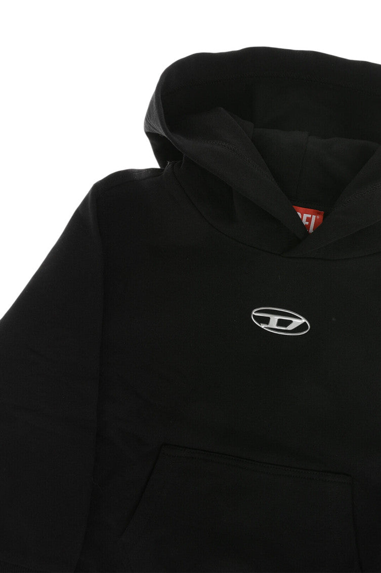 Boys Black Logo Hoodie 3