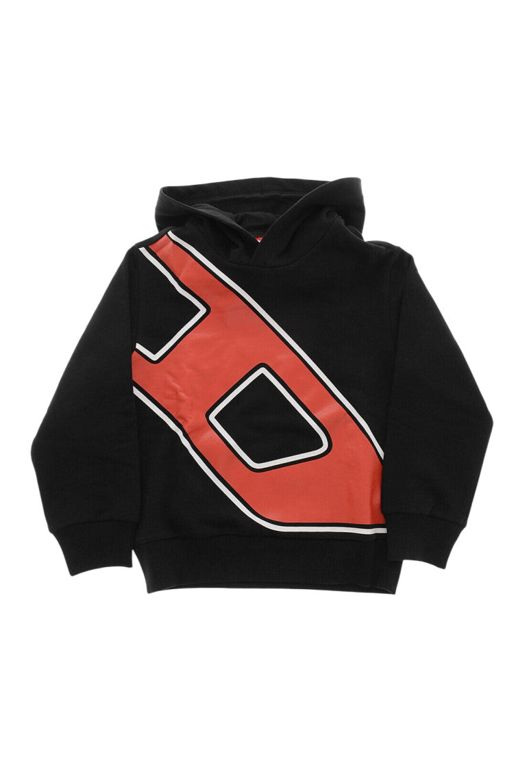 Boys Black Graphic Hoodie 1