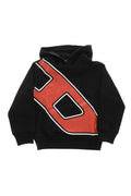 Boys Black Graphic Hoodie 1
