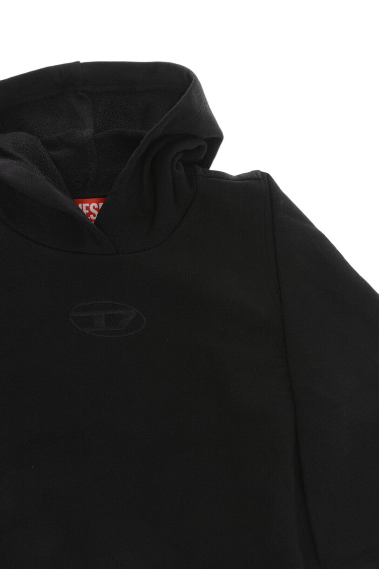 Girls Black Logo Hoodie 3