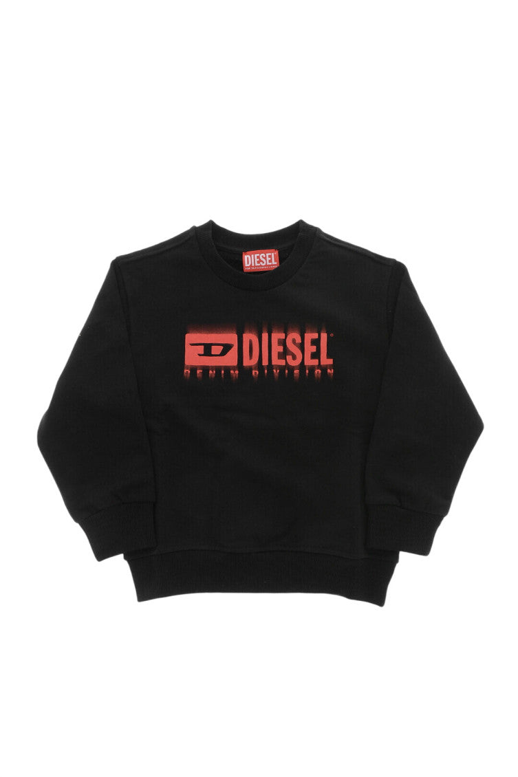 Boys Black Logo Sweatshirt 1