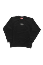 Girls Black Logo Sweatshirt 1