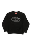 Girls Black Logo Sweatshirt 1