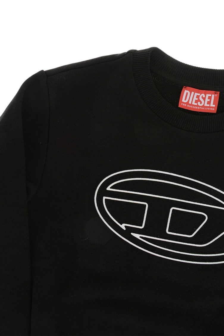Girls Black Logo Sweatshirt 3