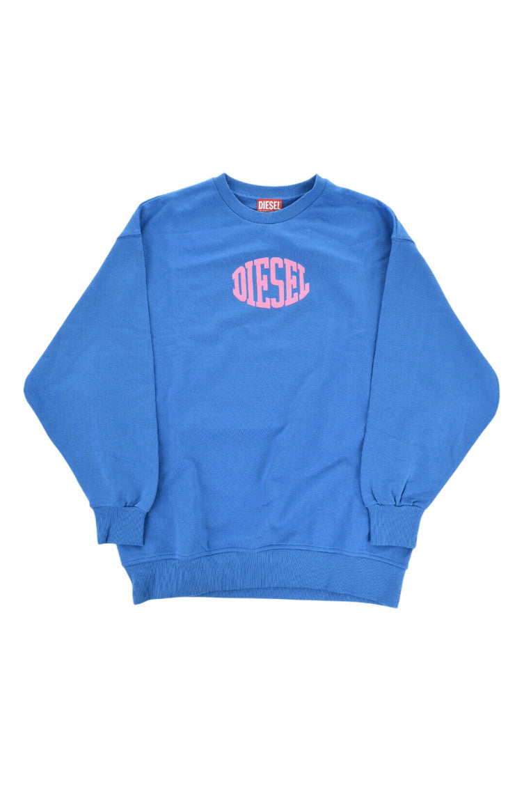 Girls Blue Logo Sweatshirt 1