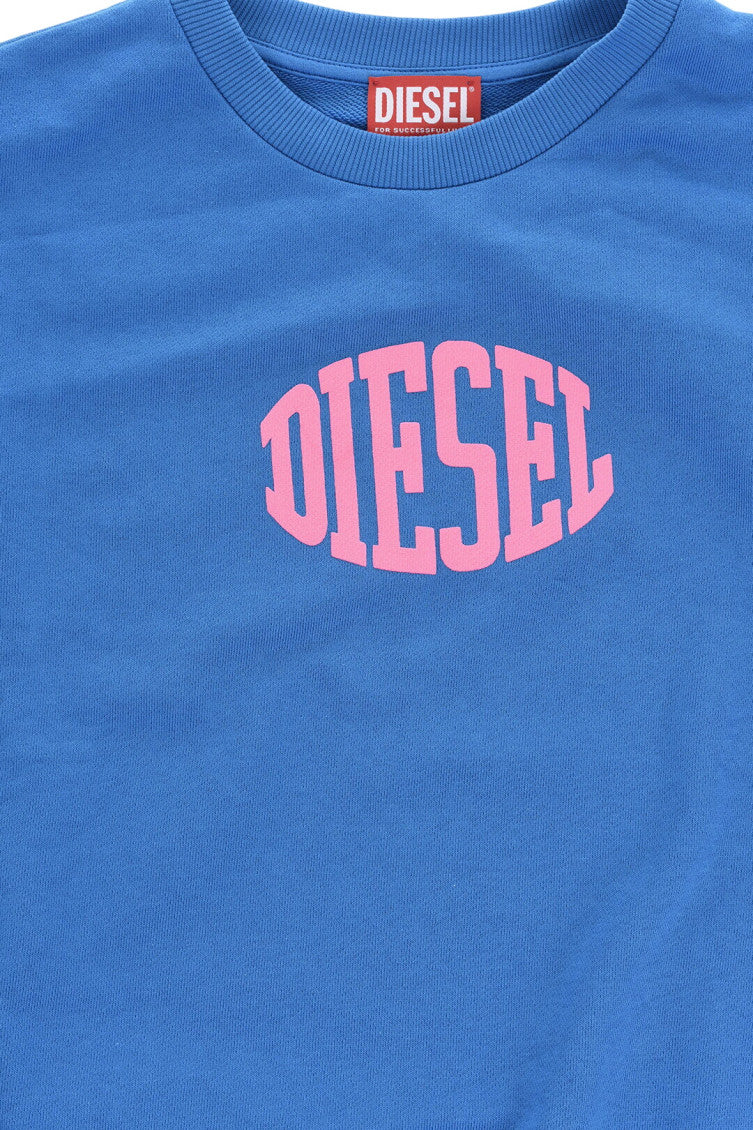 Girls Blue Logo Sweatshirt 3