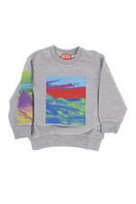 Boys Grey Graphic Sweatshirt 1