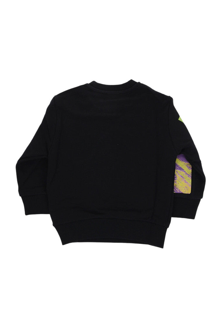 Boys Black Graphic Sweatshirt 2