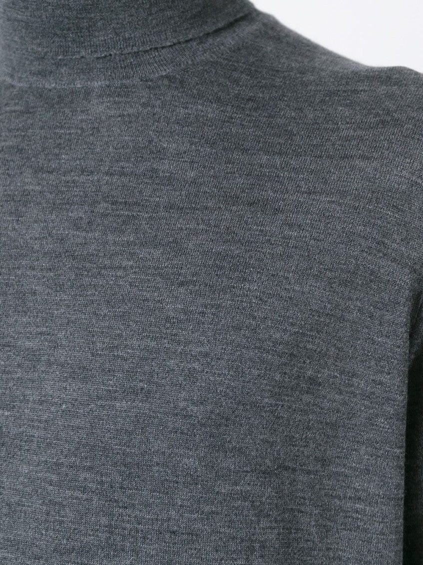 Grey Turtle-neck Sweater 2