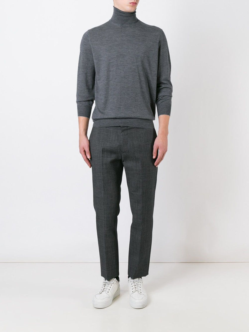 Grey Turtle-neck Sweater 5