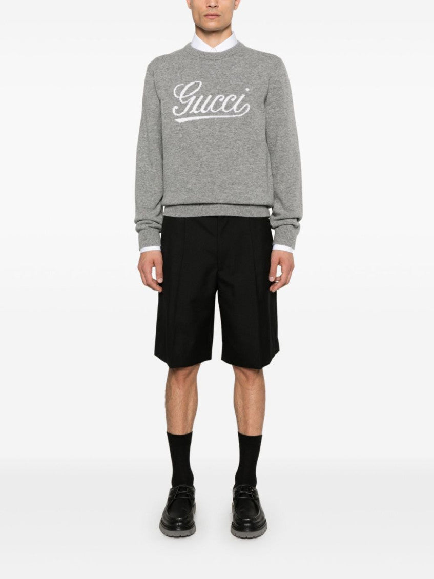 Black Logo Shorts 5