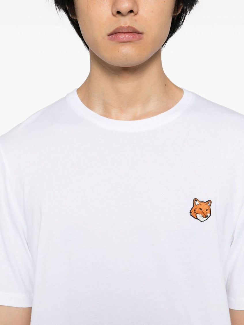 White Crewneck Logo T-shirt 2