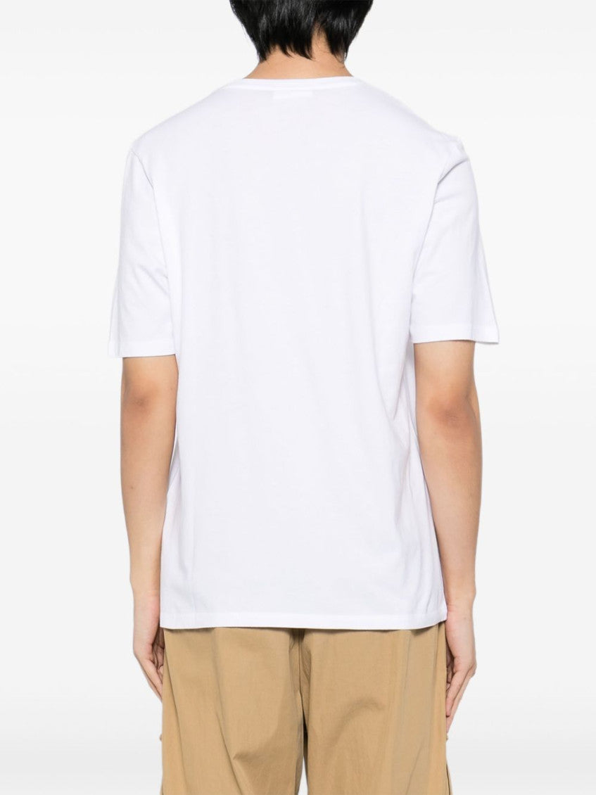White Crewneck Logo T-shirt 4