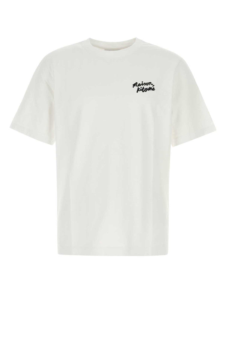 White Crewneck Logo T-Shirt 1