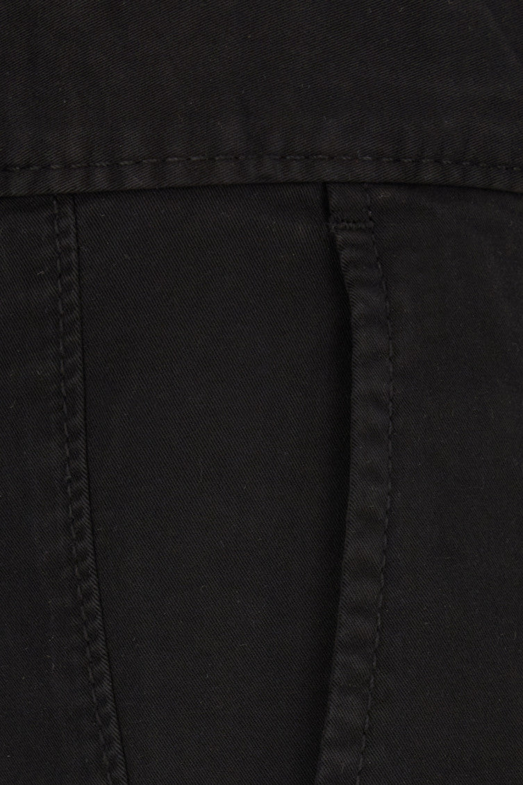 Black Solid Bermuda Shorts 3