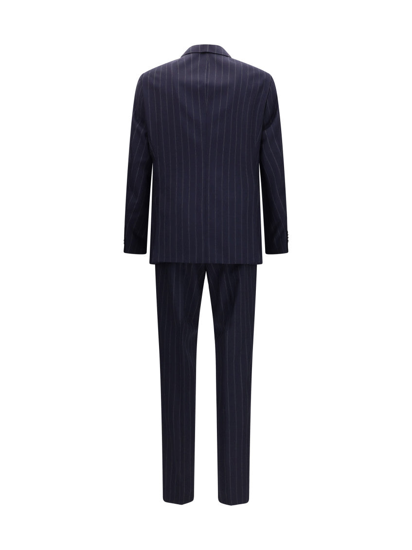 Navy Blue Stripes Suit 2