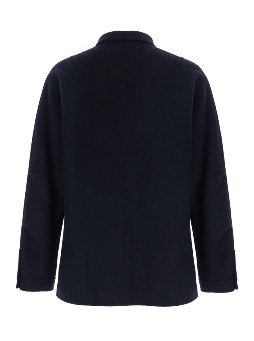 Navy Blue Shirt Jacket 2