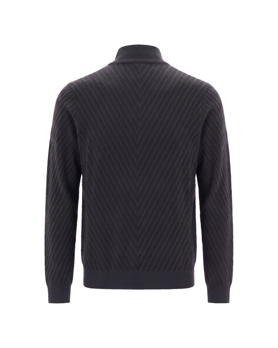 Dark Grey Turtle Neck Sweater 2