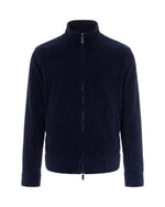 Navy Blue Textured Jacket 1