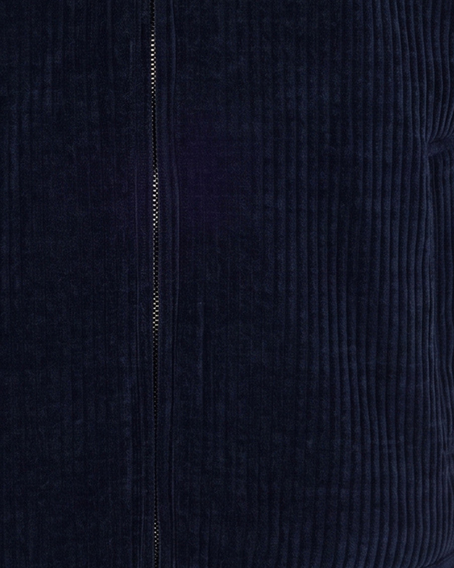 Navy Blue Textured Jacket 3