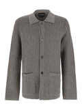 Grey Button-Up Cardigan 1