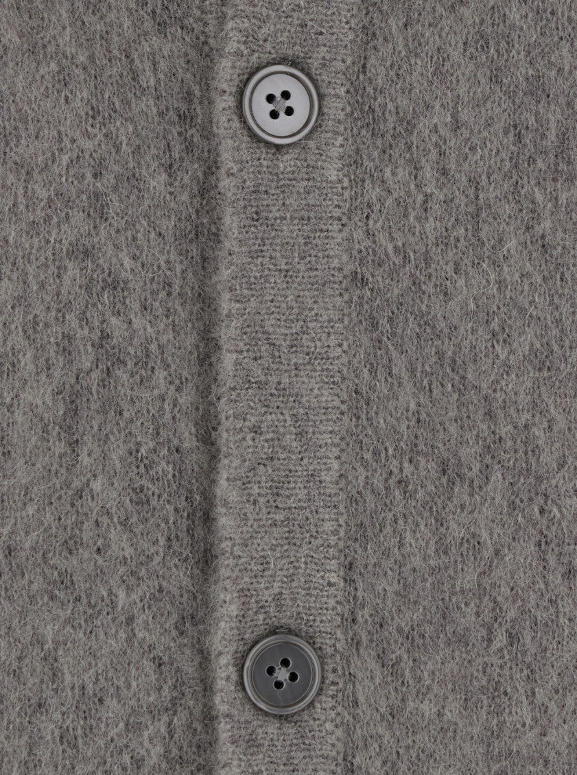 Grey Button-Up Cardigan 3