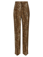Brown Printed Trousers 1