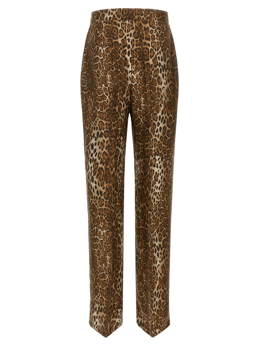 Brown Printed Trousers 2