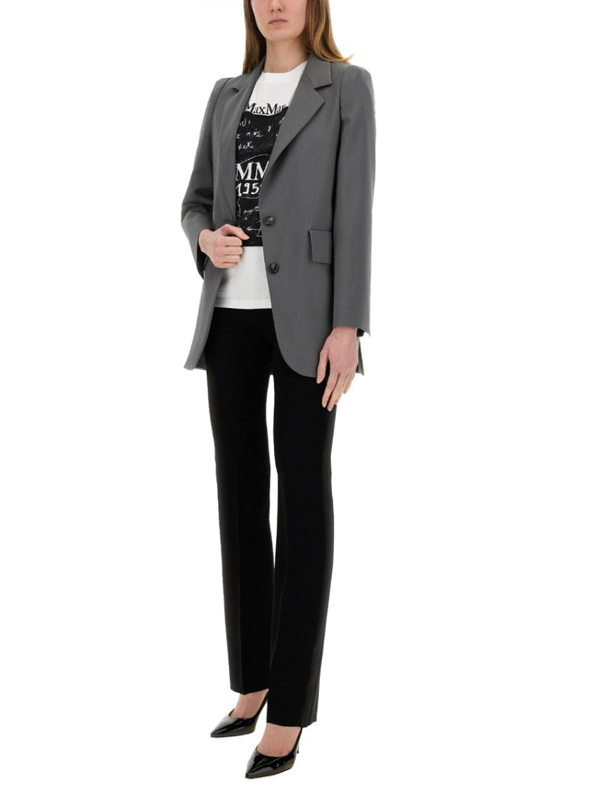 Black Slim Flat Front Pants 3
