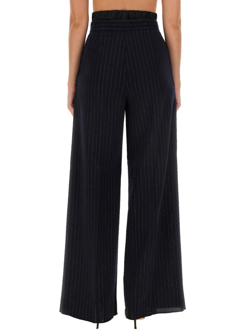 Black Relaxed Pleated Pant 2