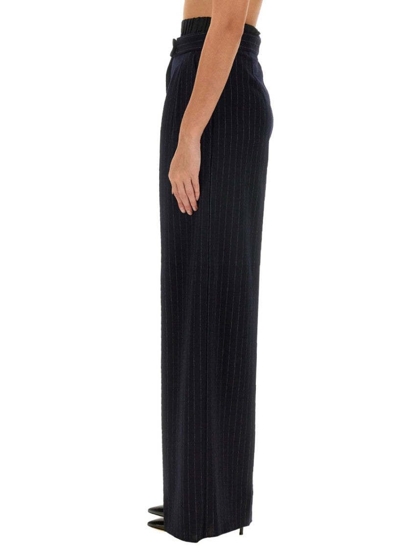 Black Relaxed Pleated Pant 4