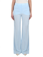 Blue Straight Flat Front Pant 1