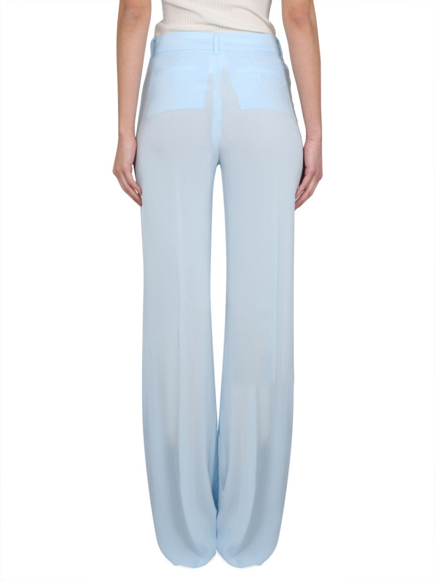 Blue Straight Flat Front Pant 2