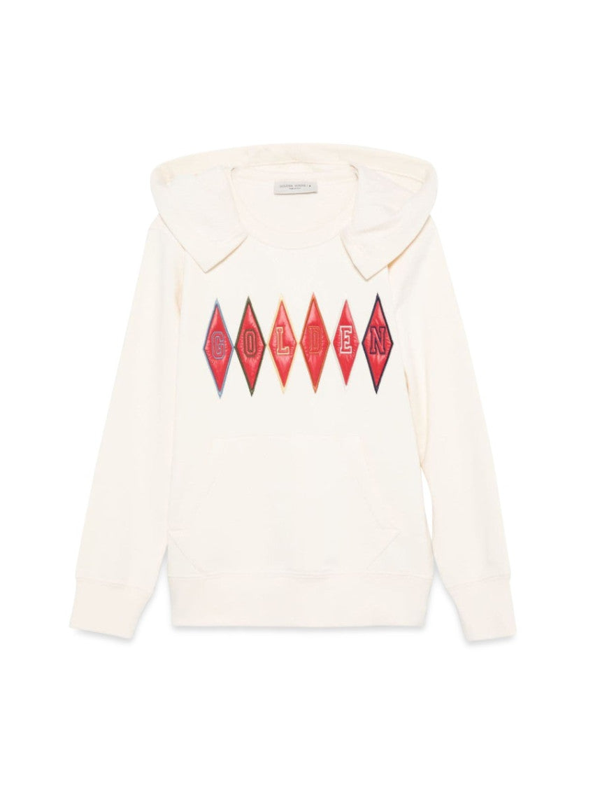 Boys White Graphic Hoodie 1