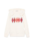 Boys White Graphic Hoodie 1