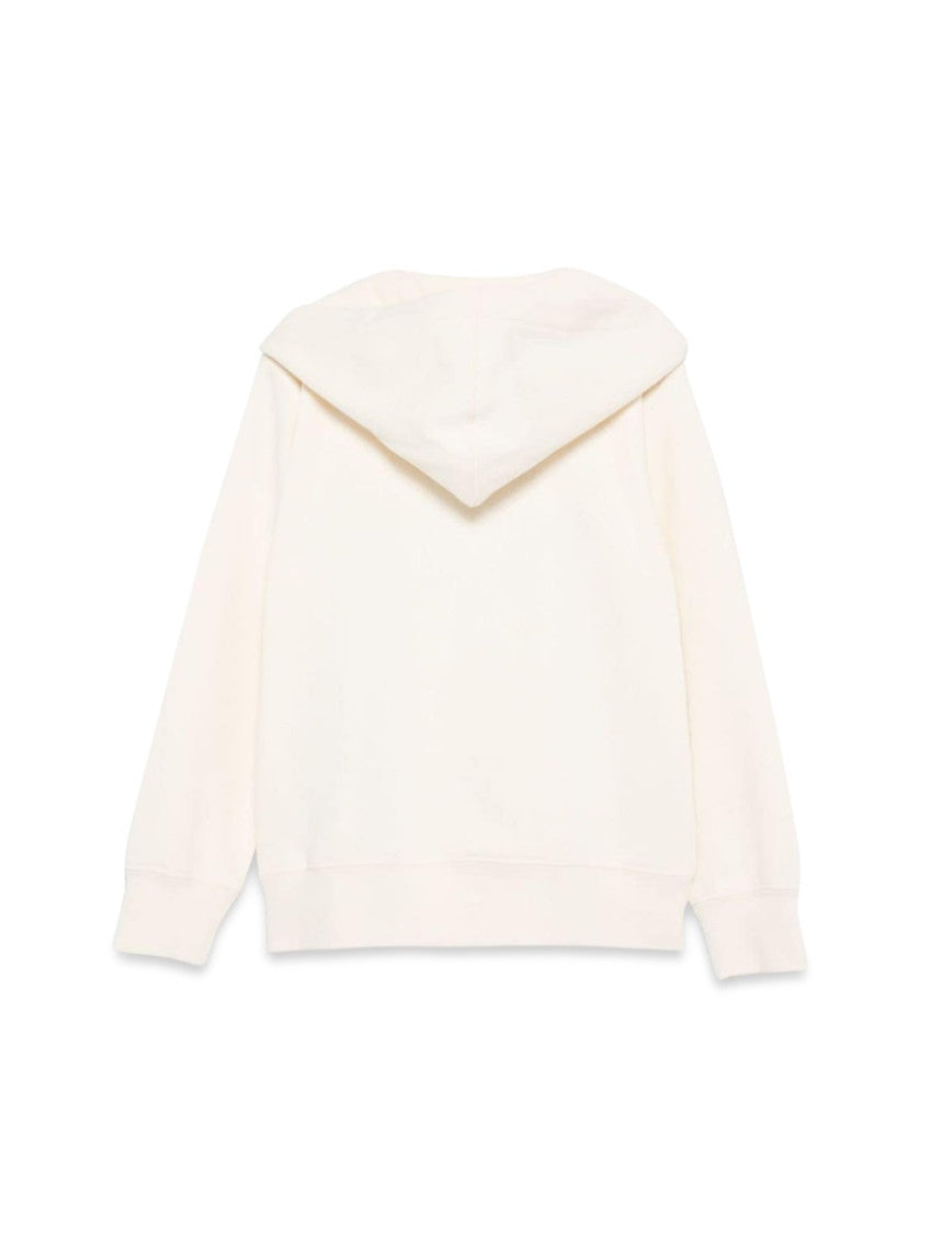 Boys White Graphic Hoodie 2